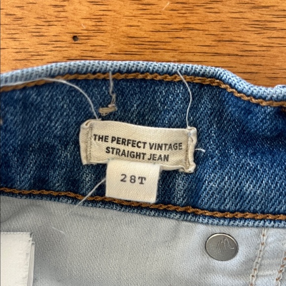 Madewell Perfect Vintage Straight Tall Jean - Picture 5 of 9